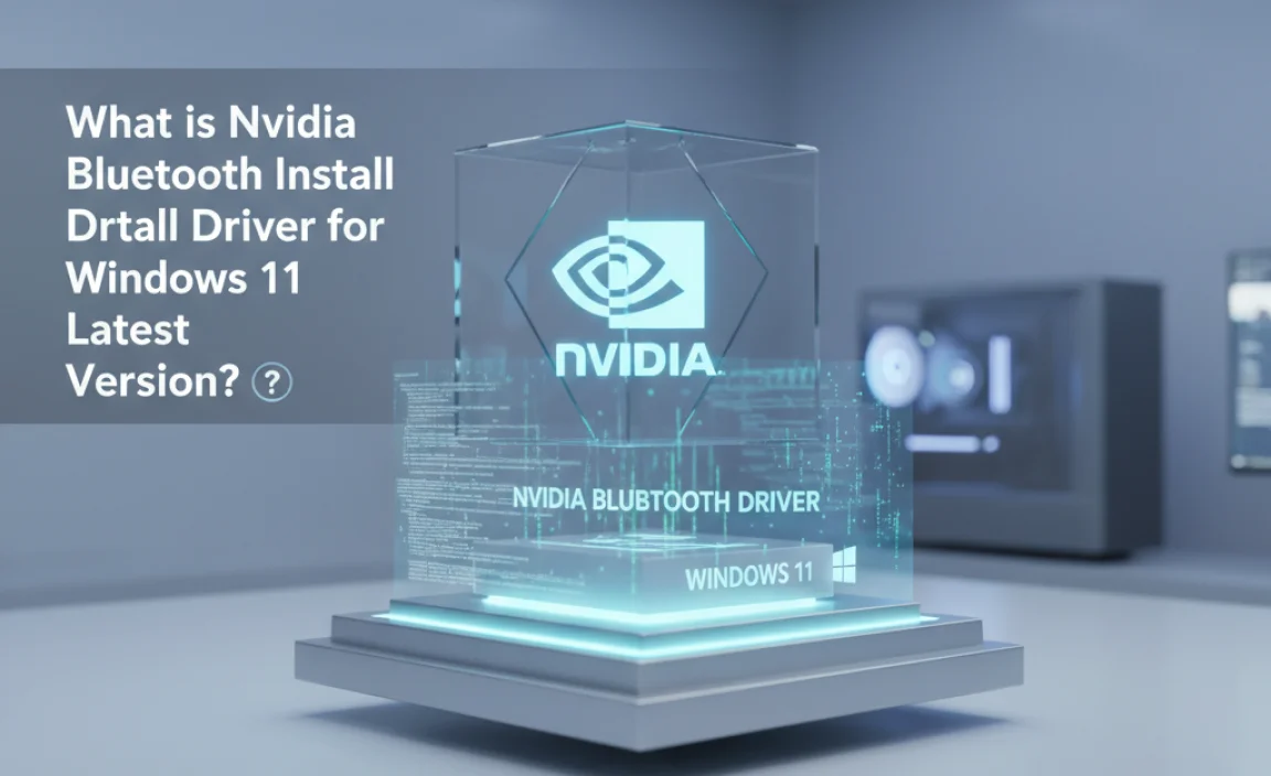 What is Nvidia Bluetooth Install Driver for Windows 11 Latest Version?