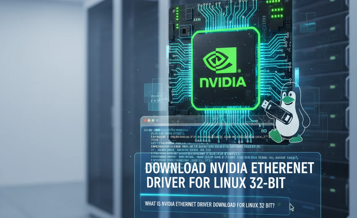 What is nvidia ethernet driver download for linux 32 bit?