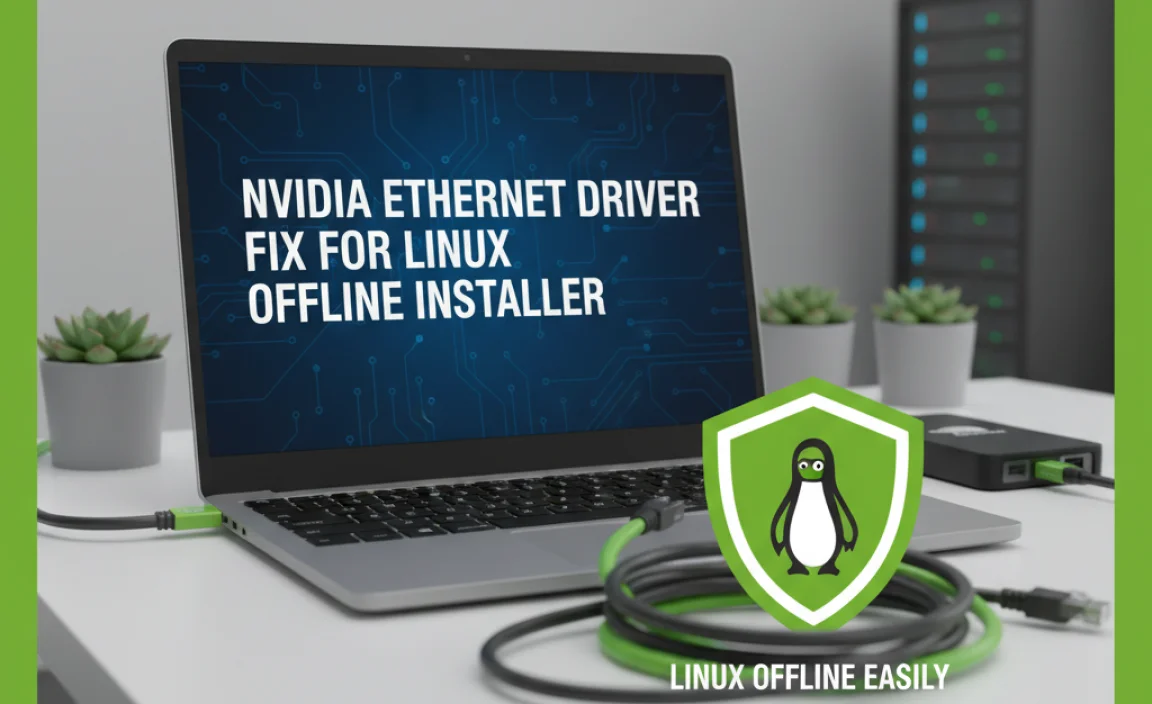 What is nvidia ethernet driver fix for linux offline installer?