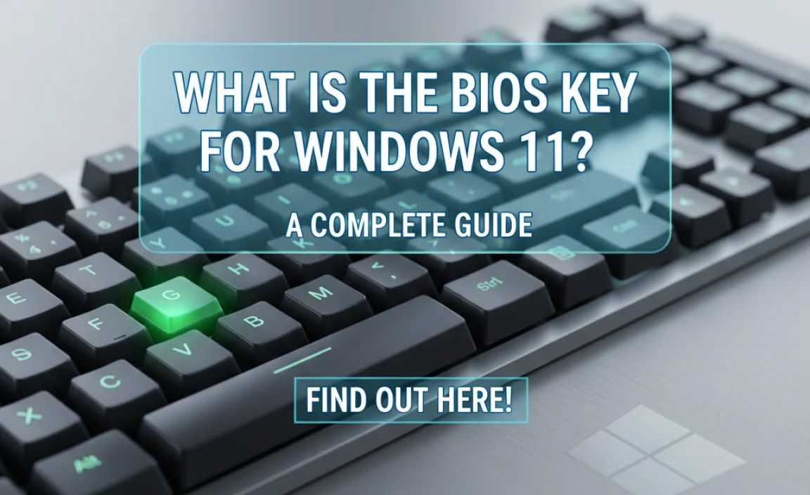 What Is The Bios Key For Windows 11: A Complete Guide