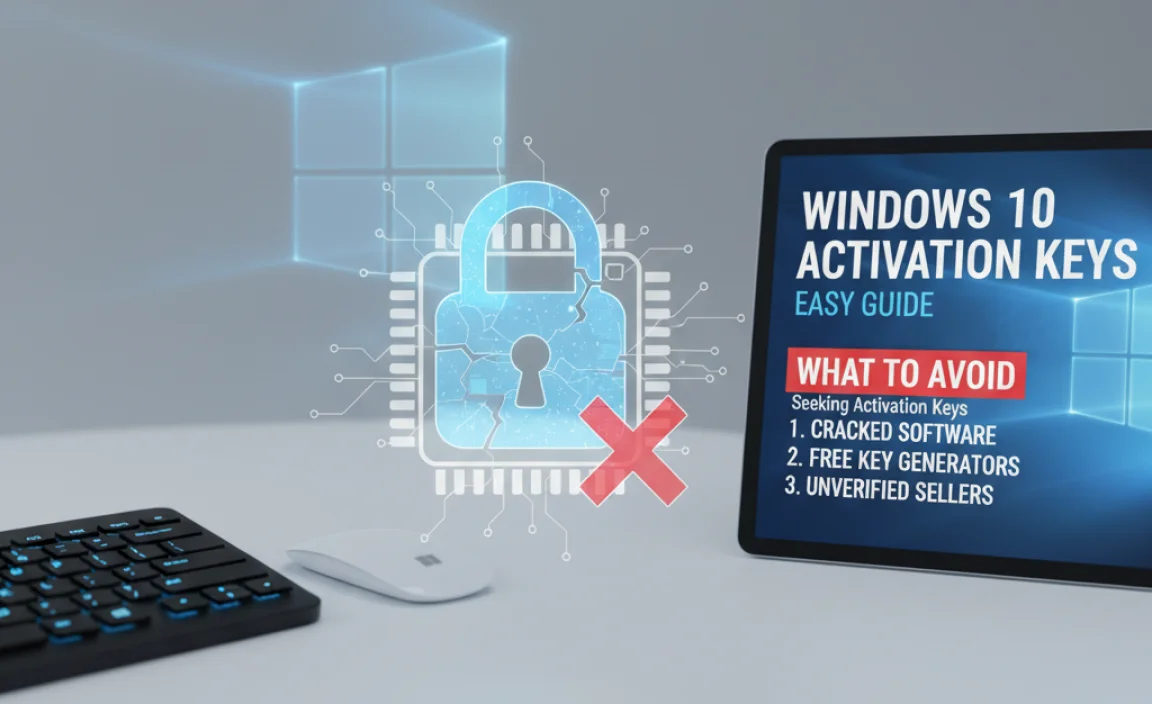 What to Avoid When Seeking Windows 10 Activation Keys