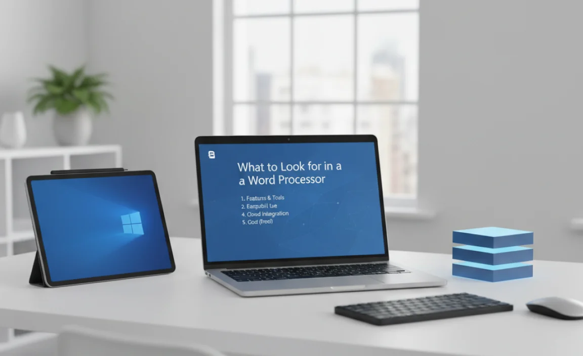What to Look for in a Word Processor