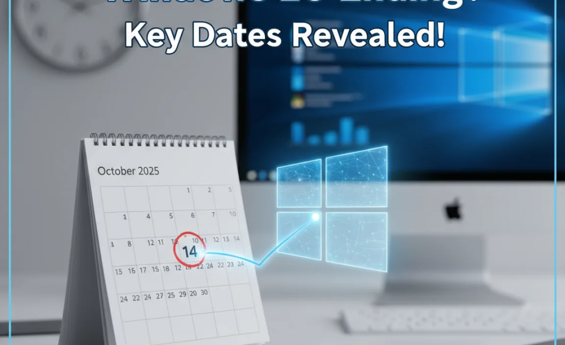 When Is Support For Windows 10 Ending? Key Dates Revealed!