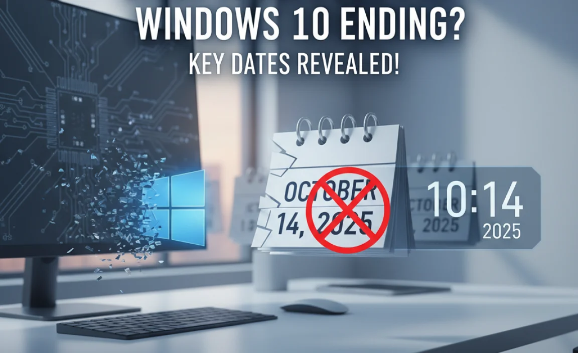 When is Support for Windows 10 Ending