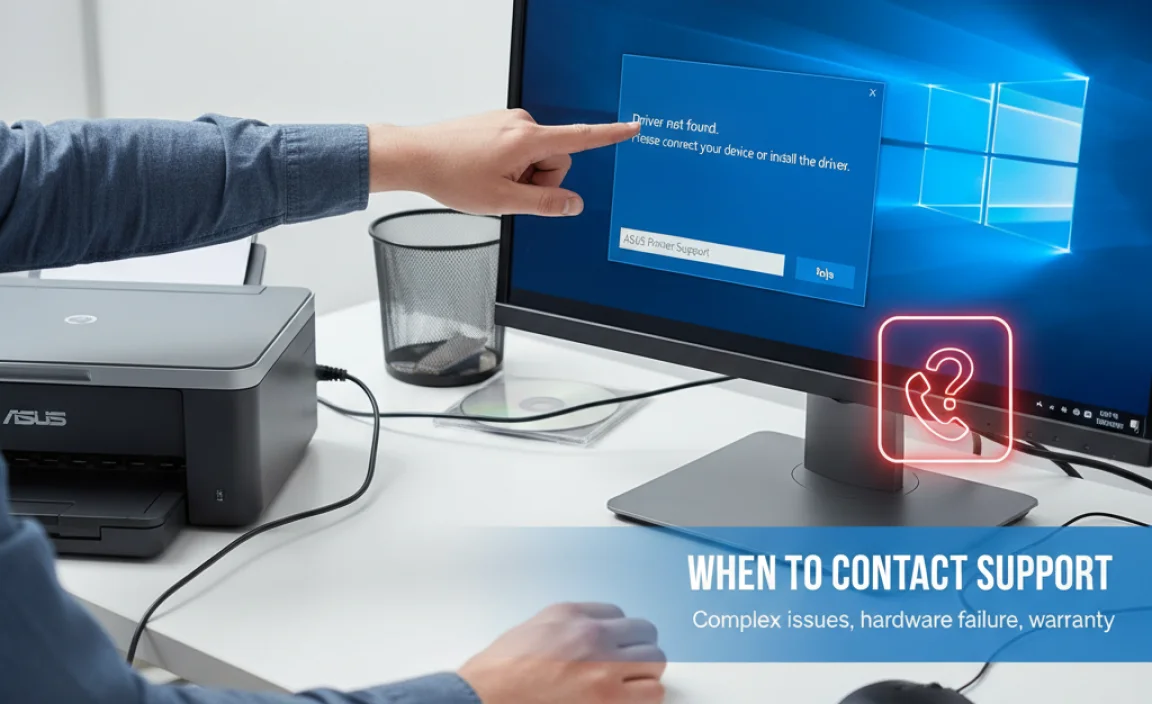 When to Contact Asus Support