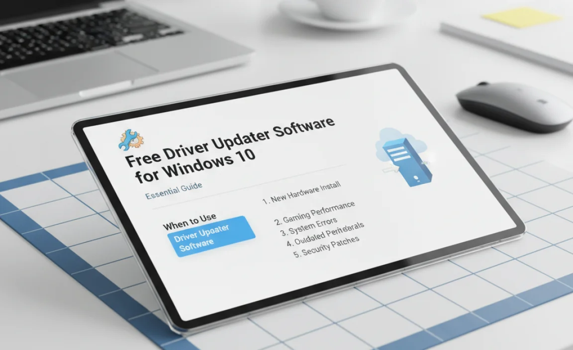 When to Use Driver Updater Software