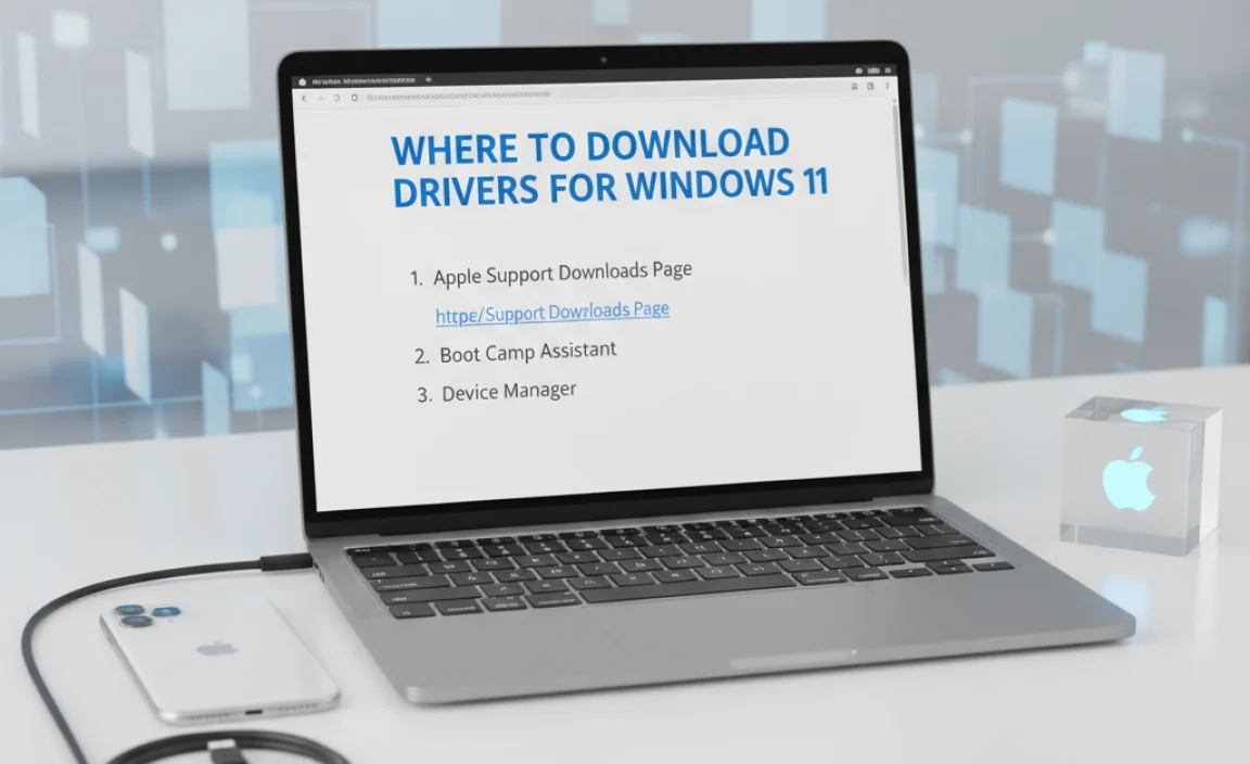 Where to Download Apple Drivers for Windows 11