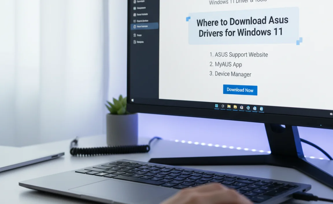 Where to Download Asus Drivers for Windows 11