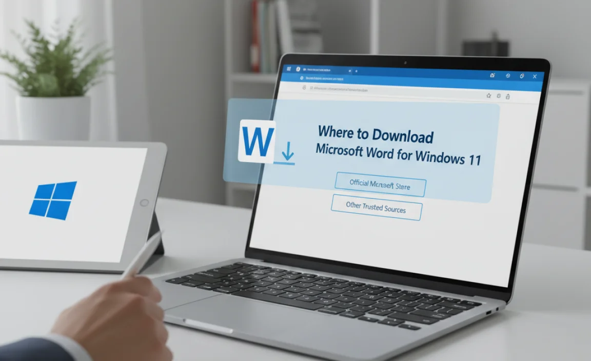 Where to Download Microsoft Word for Windows 11