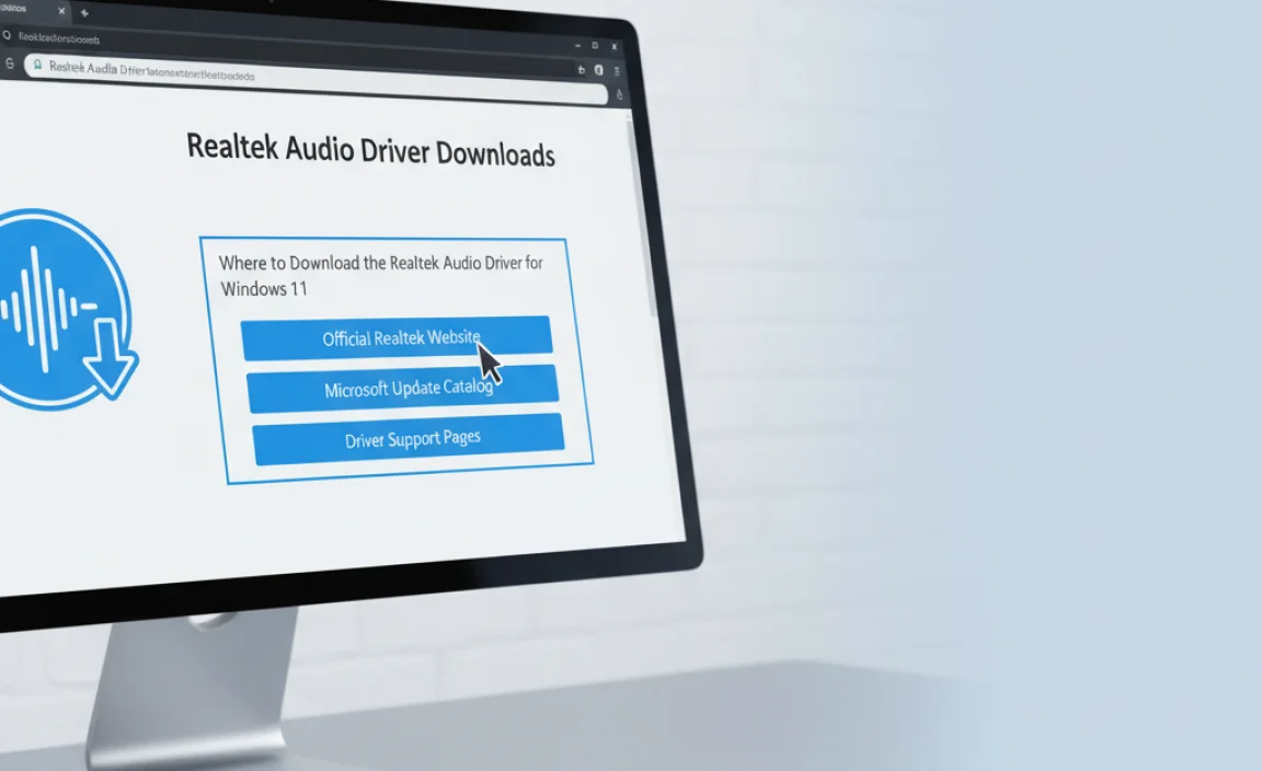 Where to Download the Realtek Audio Driver for Windows 11