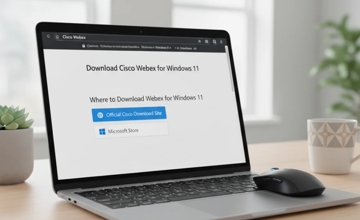 Where to Download Webex for Windows 11