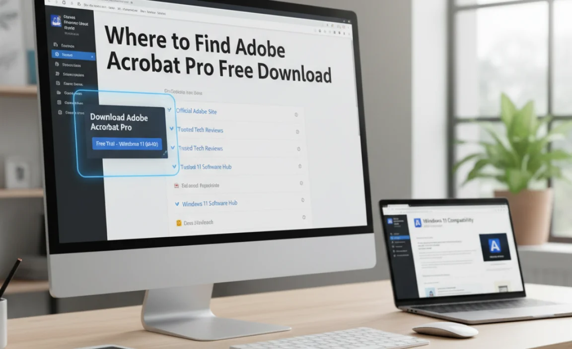 Where to Find Adobe Acrobat Pro Free Download