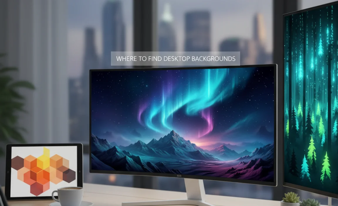 Where to Find Desktop Backgrounds for Windows 10