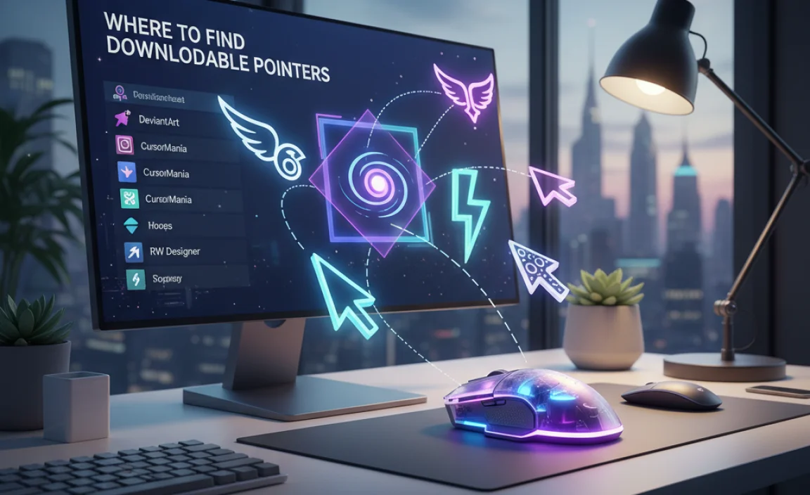 Where to Find Downloadable Mouse Pointers