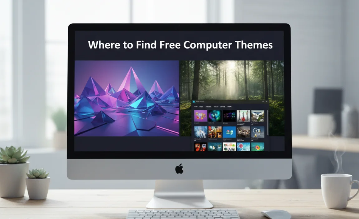 Where to Find Free Computer Themes for Windows 10