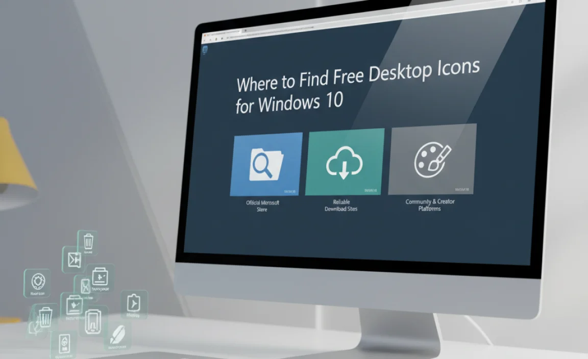 Where to Find Free Desktop Icons for Windows 10