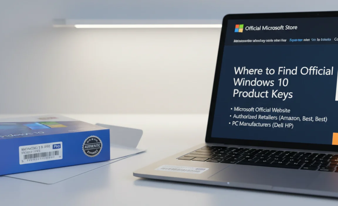 Where to Find Official Windows 10 Product Keys