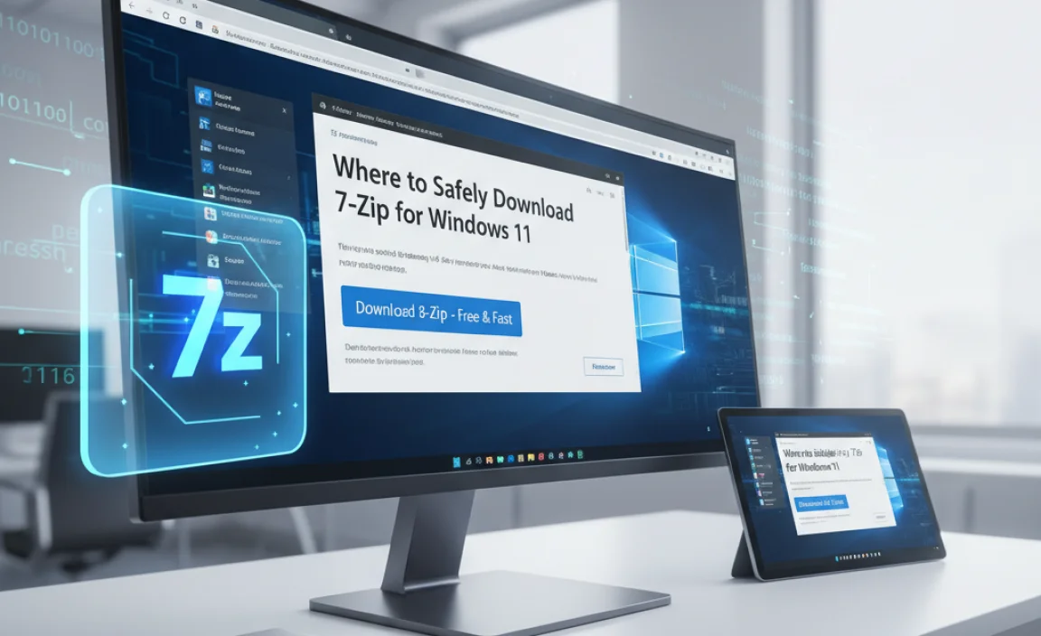 Where to Safely Download 7-Zip for Windows 11