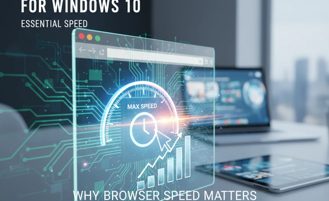 Why Browser Speed Matters on Windows 10