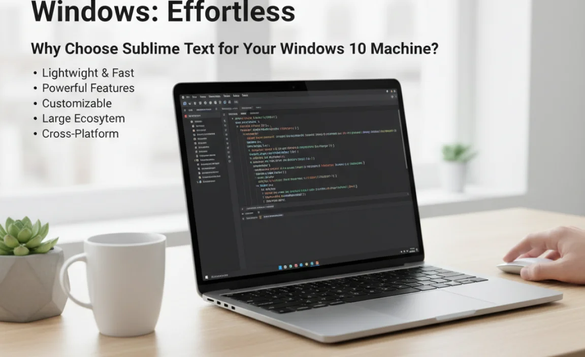 Why Choose Sublime Text for Your Windows 10 Machine?