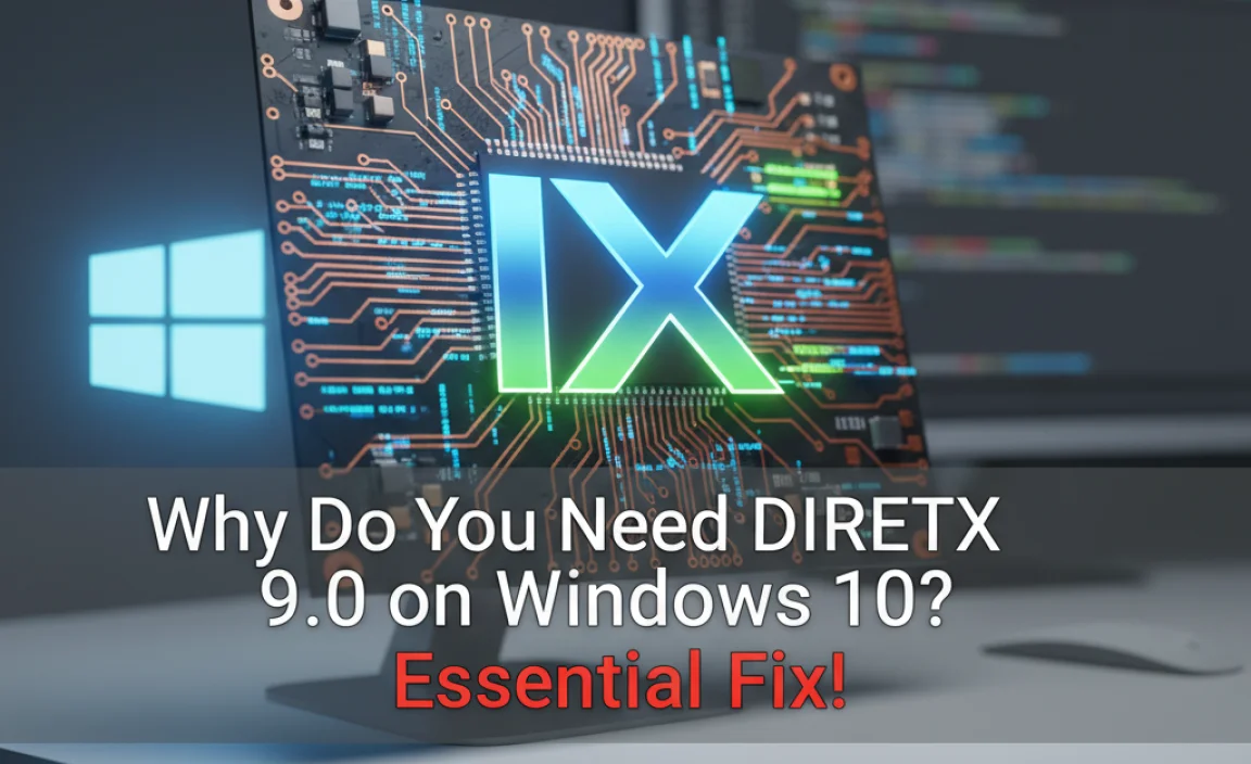 Why Do You Need DirectX 9.0 on Windows 10?
