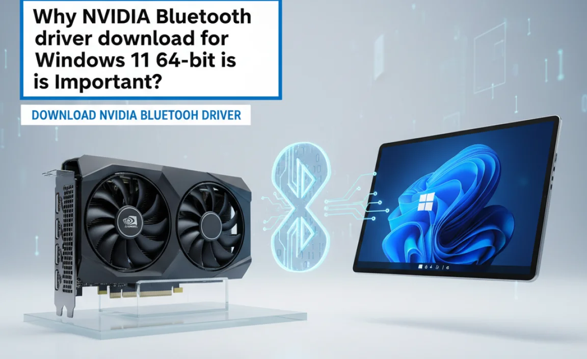 Why NVIDIA Bluetooth driver download for Windows 11 64-bit is Important?