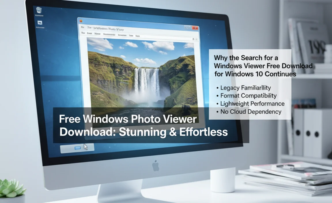 Why the Search for a Windows Photo Viewer Free Download for Windows 10 Continues