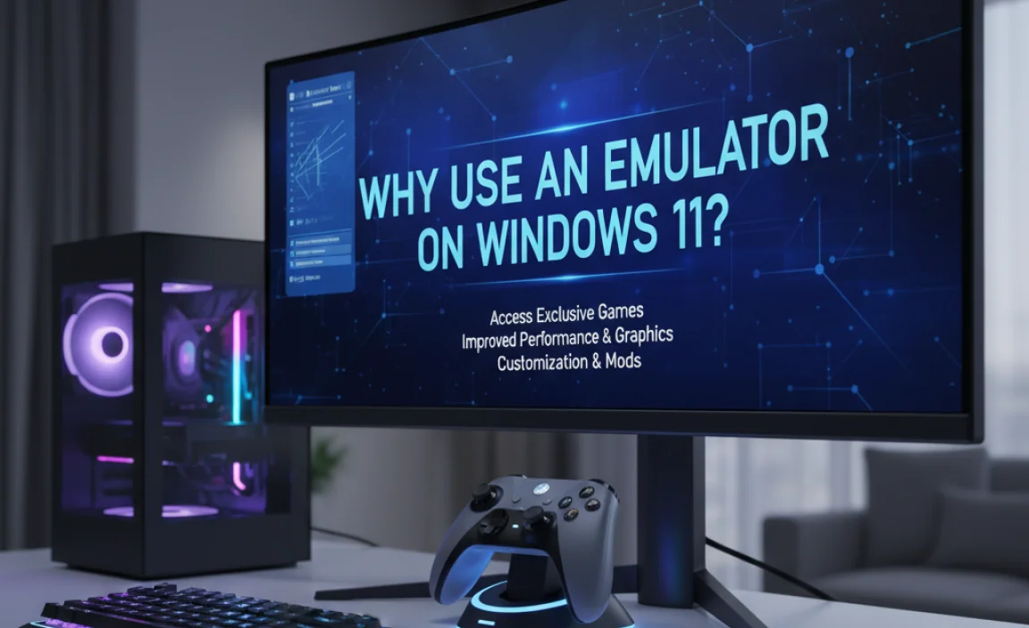 Why Use an Emulator on Windows 11?