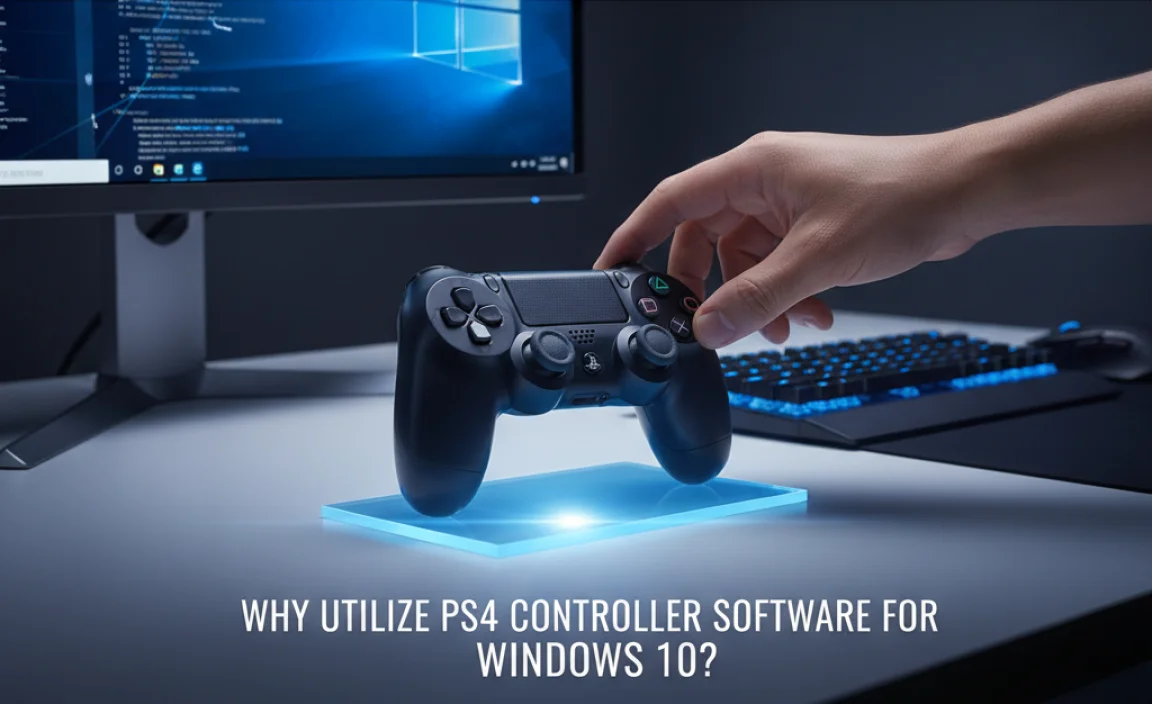Why Utilize PS4 Controller Software for Windows 10?