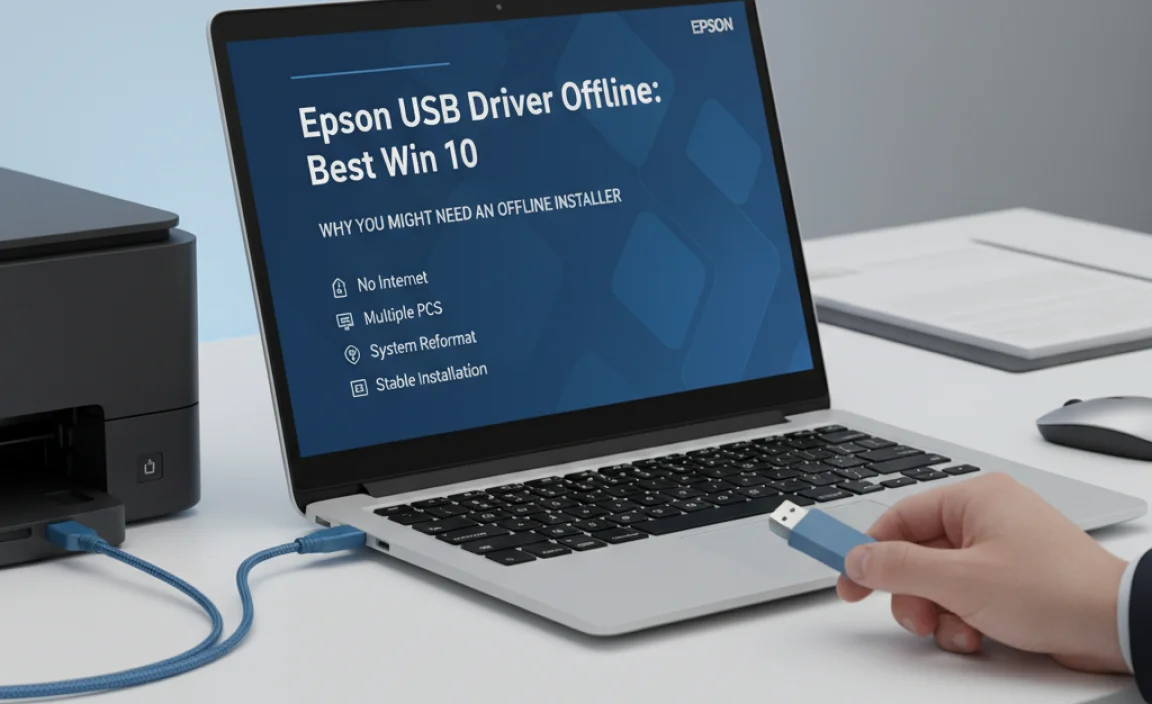 Why You Might Need an Epson USB Driver Offline Installer