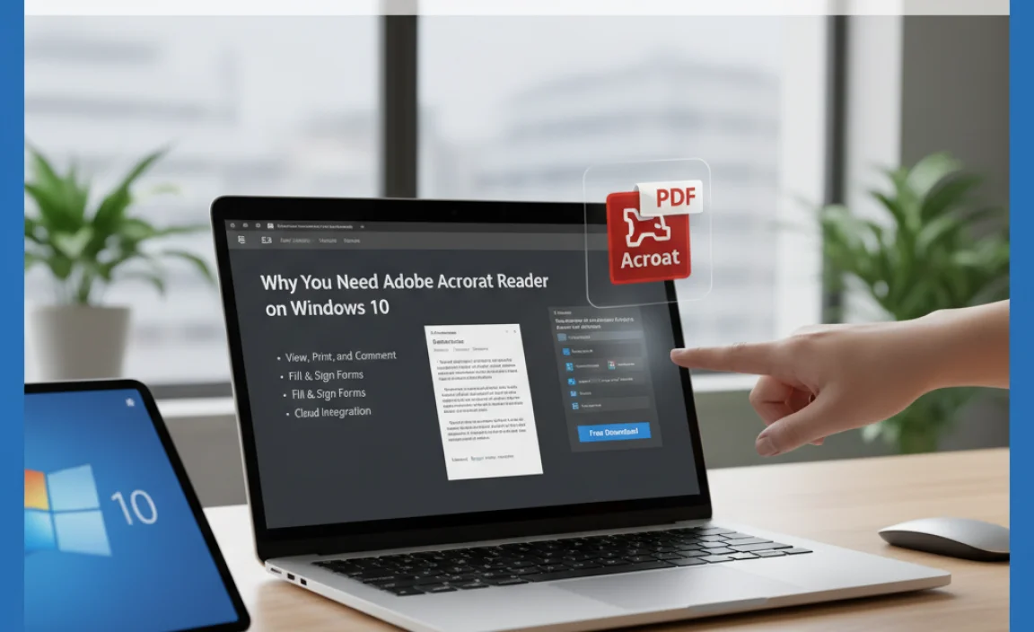 Why You Need Adobe Acrobat Reader on Windows 10