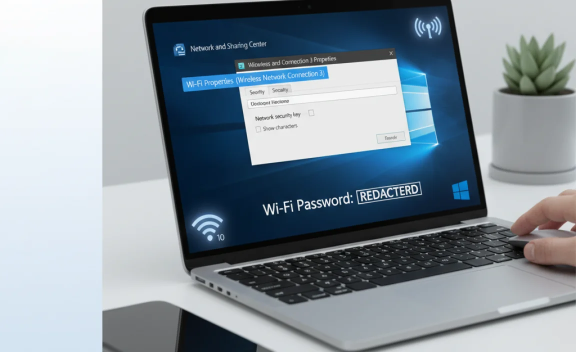 wifi password for windows 10