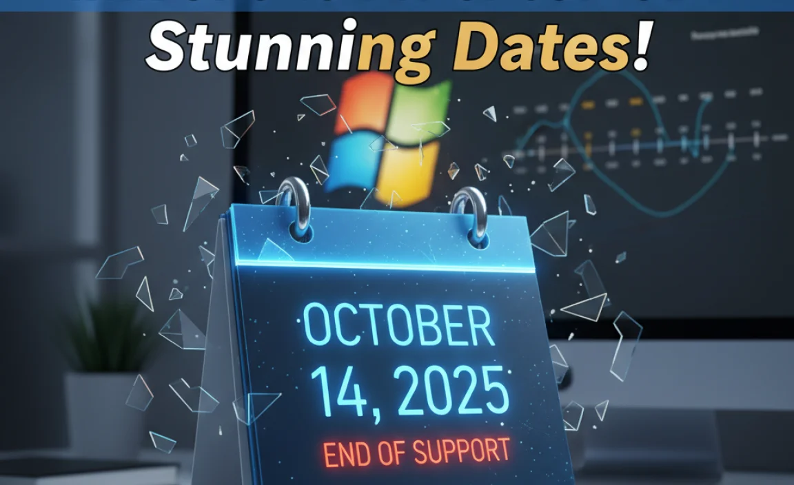 Windows 10 End of Support: Stunning Dates!