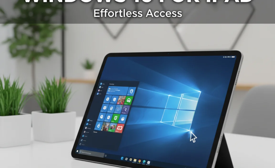 Windows 10 for iPad: Effortless Access
