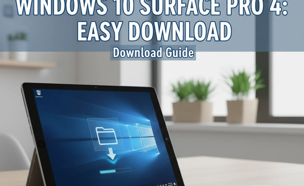Windows 10 Surface Pro 4: Easy Download