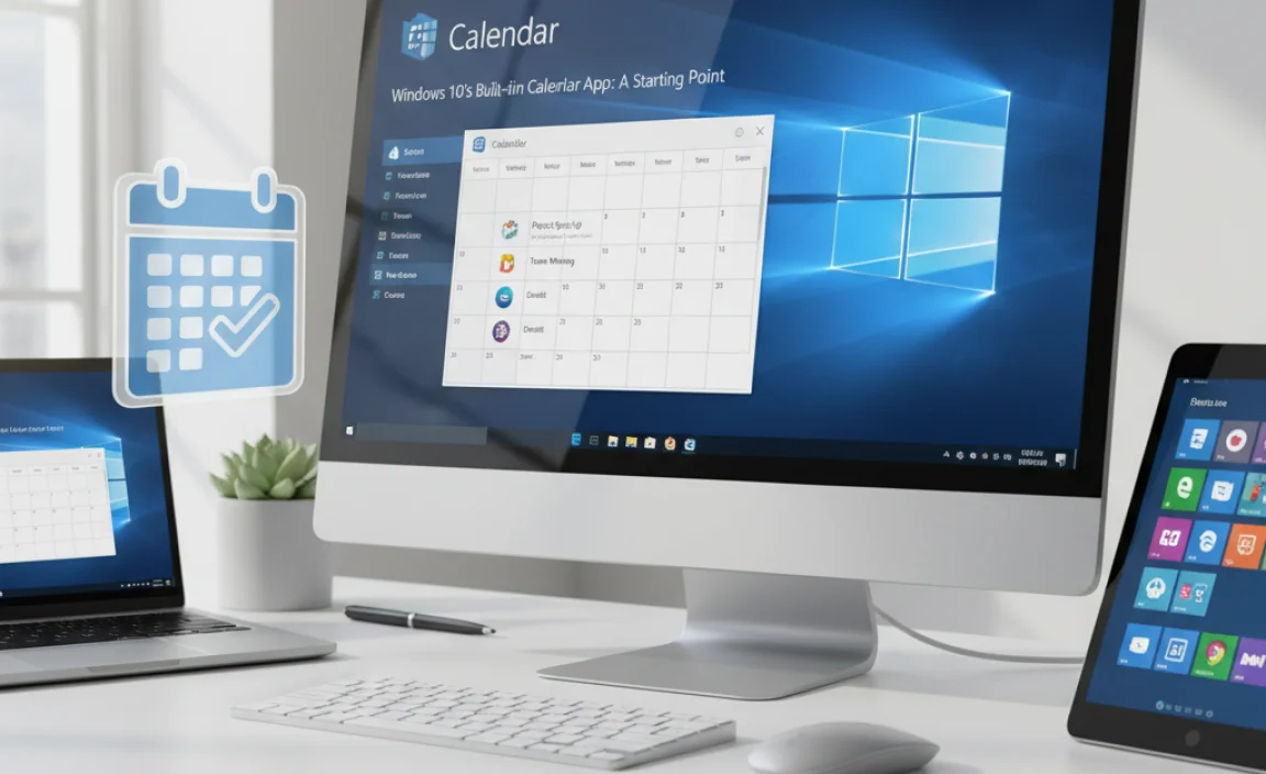 Windows 10&#8217;s Built-in Calendar App: A Starting Point