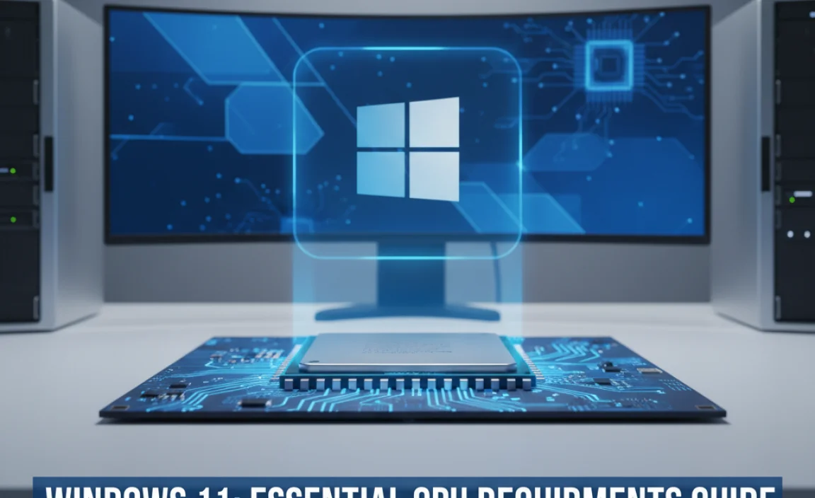 Windows 11: Essential Cpu Requirements Guide