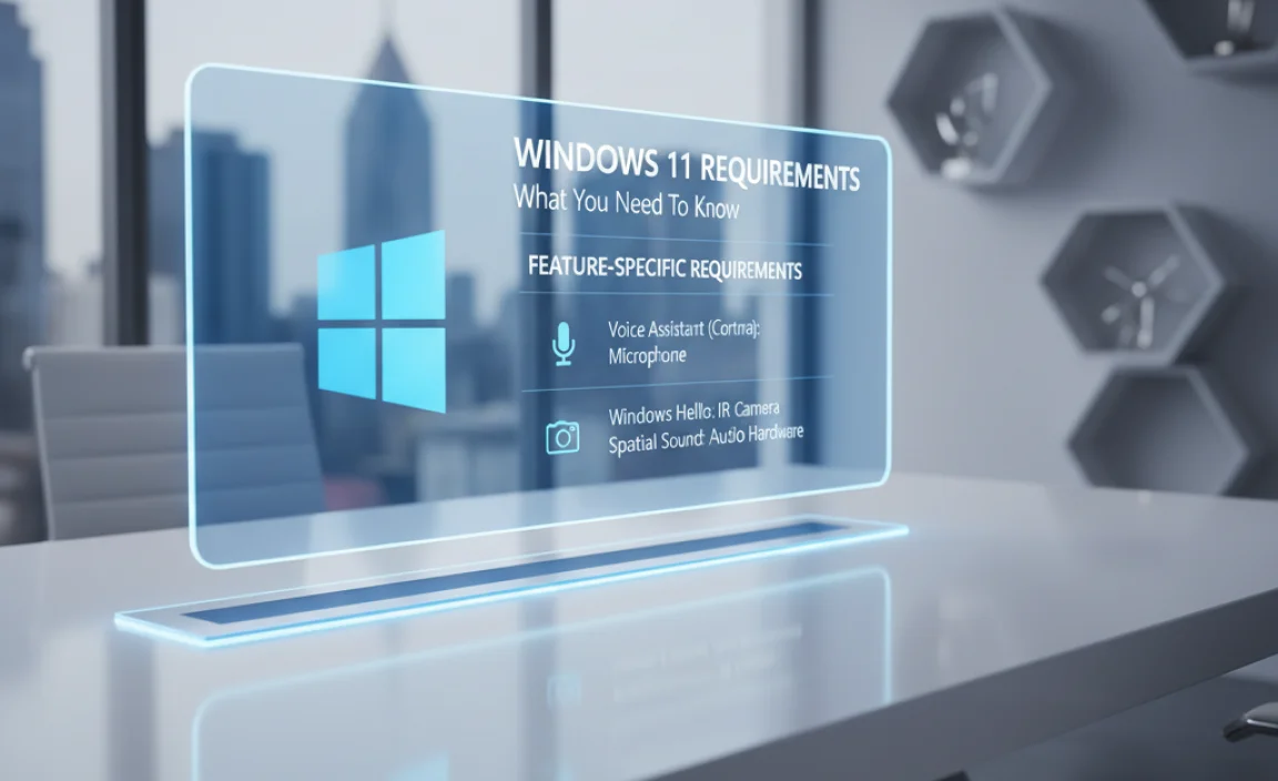 Windows 11 Feature-Specific Requirements