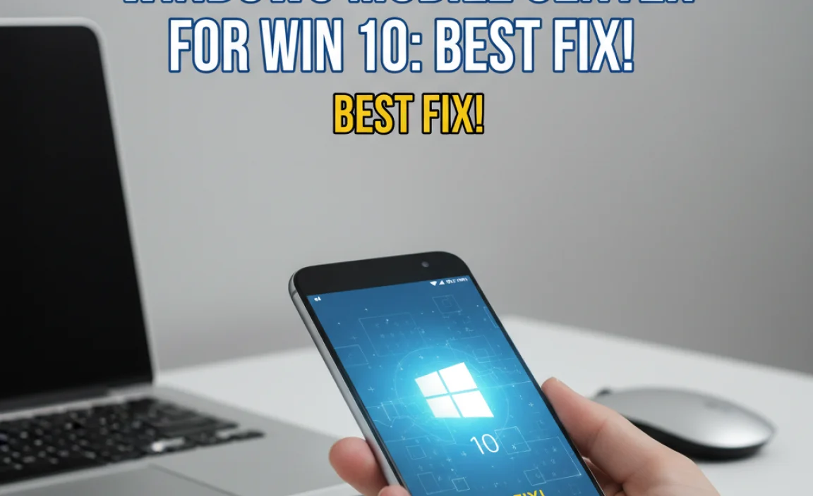 Windows Mobile Center for Win 10: Best Fix!
