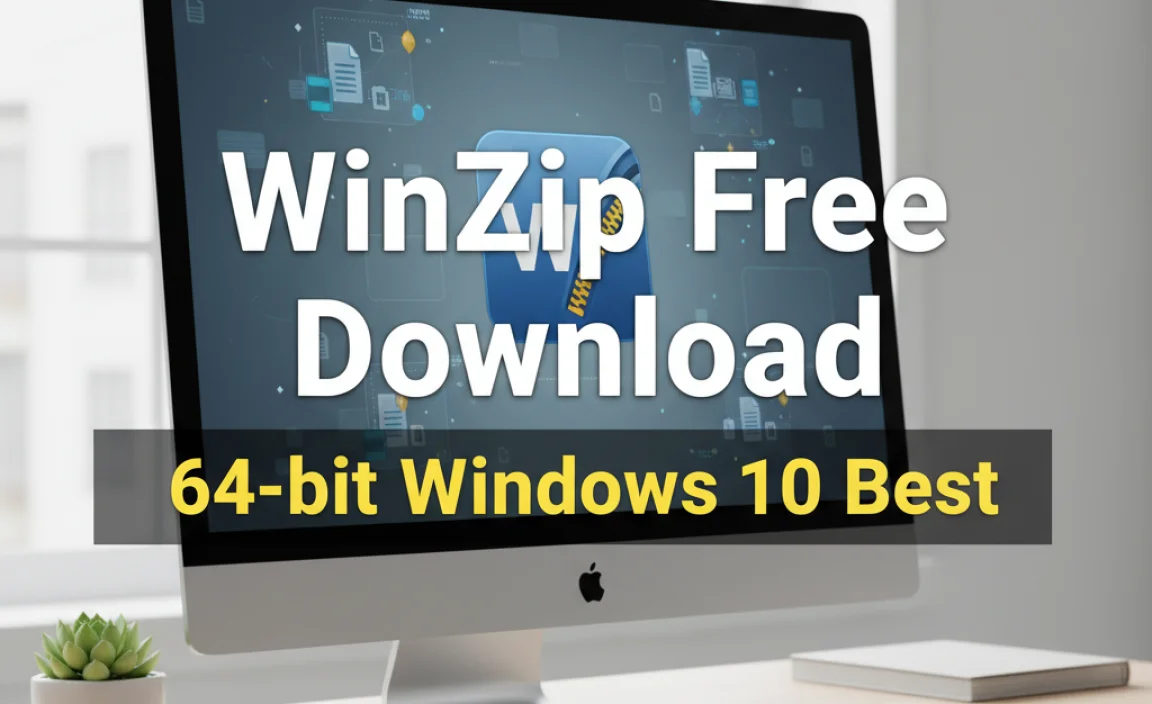 WinZip Free Download: 64-bit Windows 10 Best