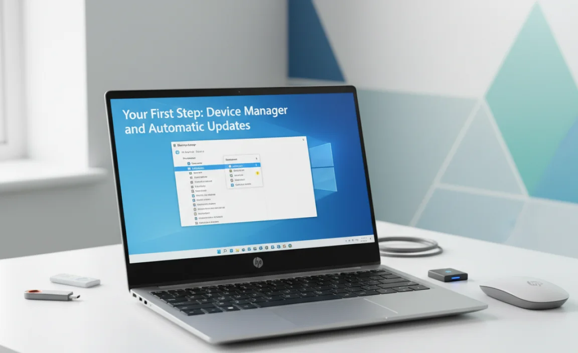 Your First Step: Device Manager and Automatic Updates
