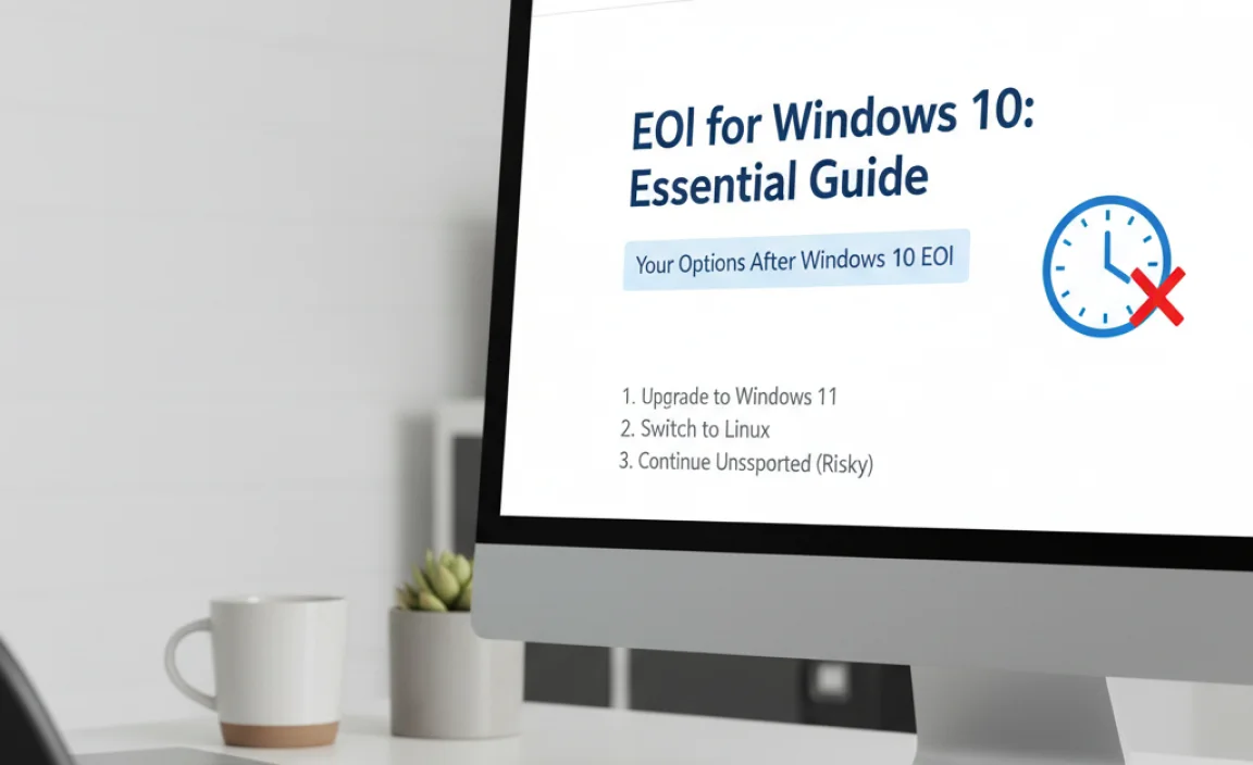 Your Options After Windows 10 EoL