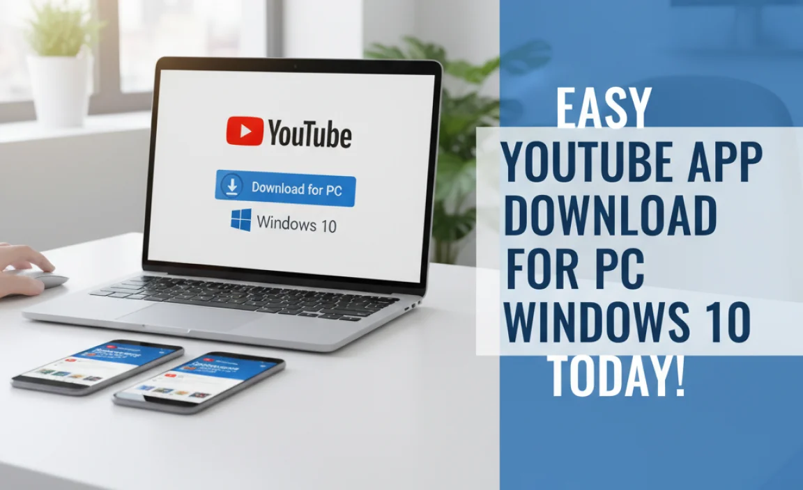 YouTube App Download for PC Windows 10