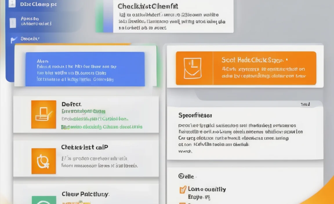 Creating a Disk Cleanup Checklist