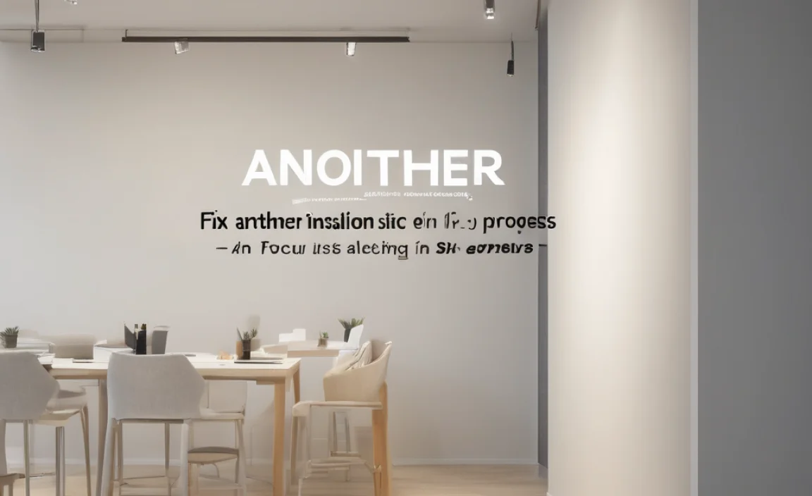 [Fix] Another Installation Is in Progress (100% Working)