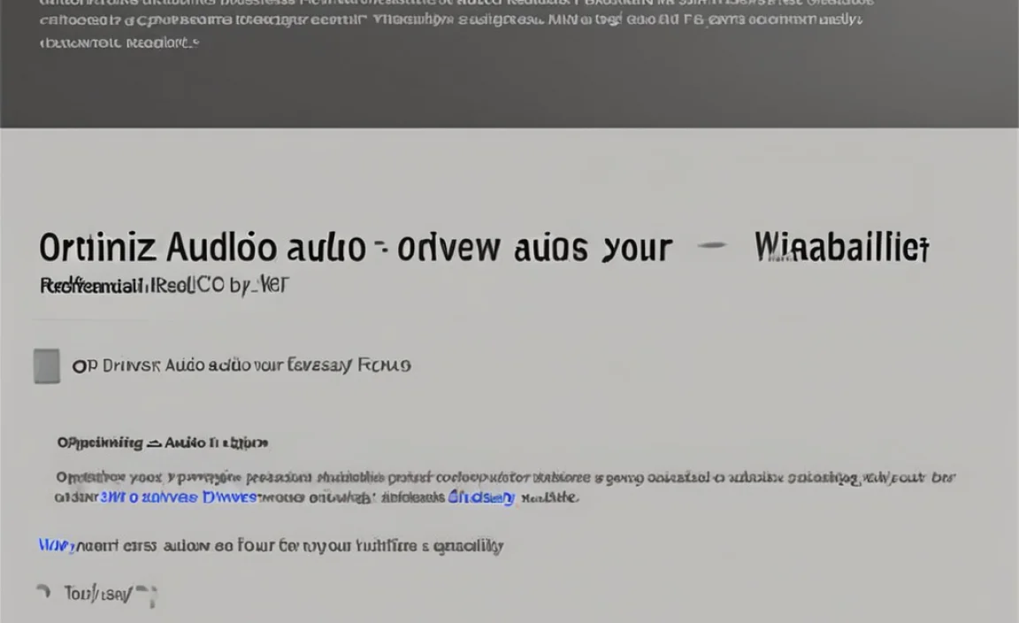 Optimize Your Audio Drivers For Windows 10 Easily