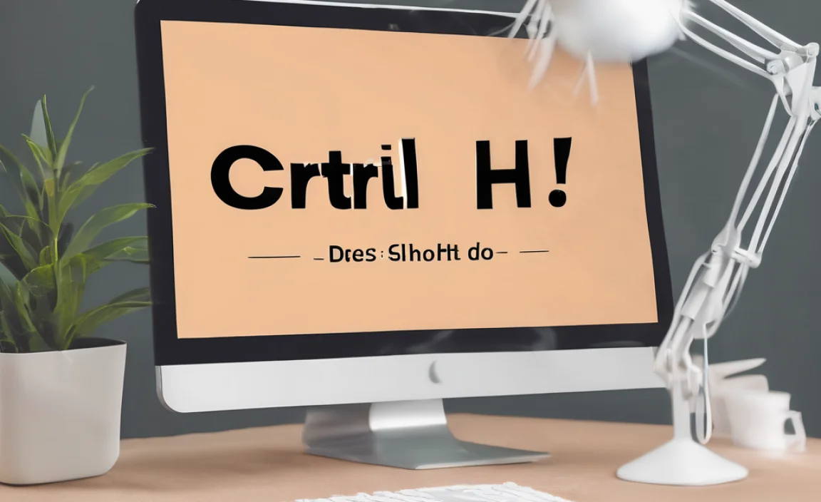 What Does CTRL H Do? | A Helpful Shortcut