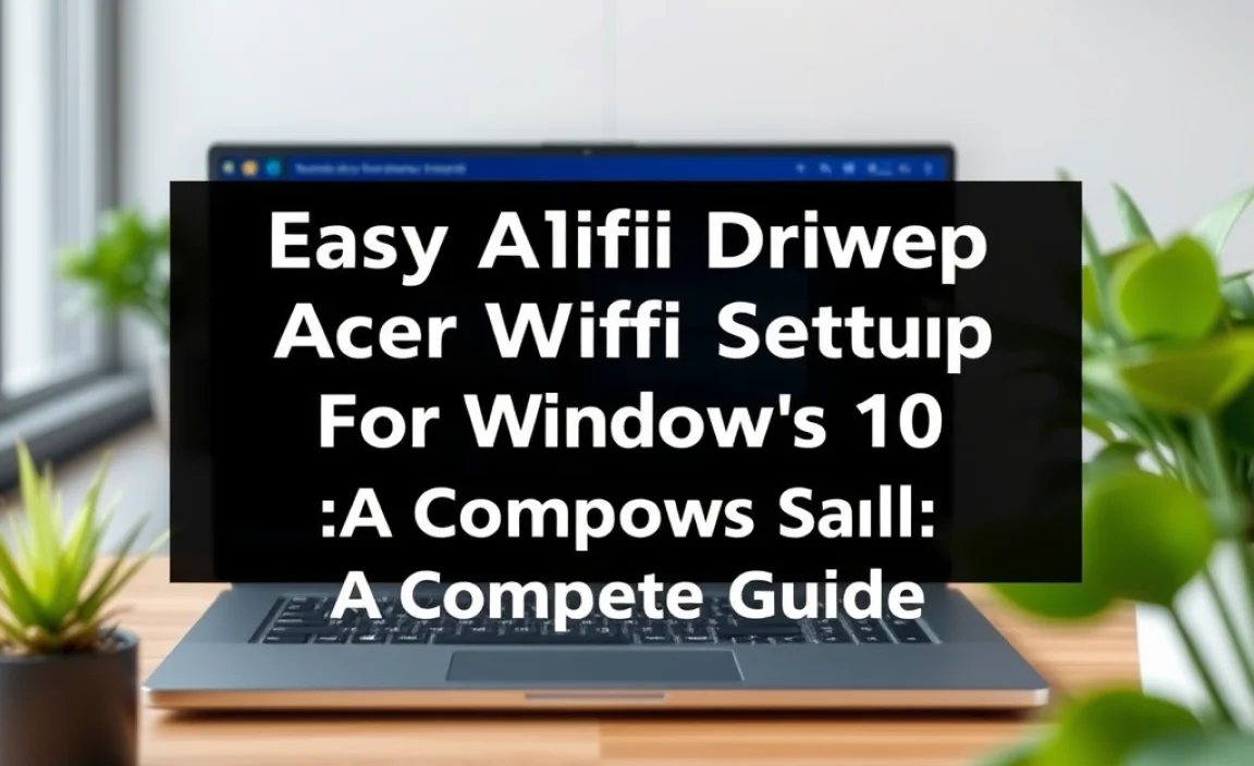 Easy Acer Wifi Driver Setup For Windows 10: Step-By-Step! - wingeek
