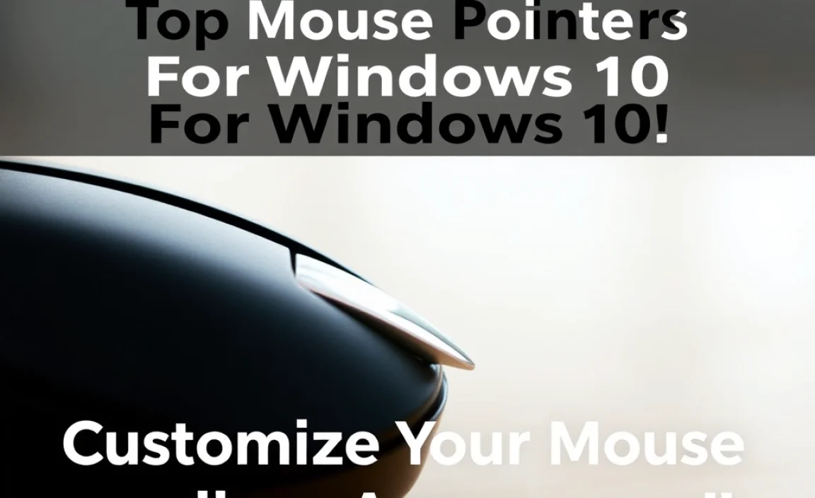Top Mouse Pointers For Windows 10: Customize Your Cursor! - wingeek