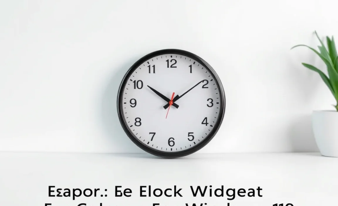 Top Clock Widget For Windows 10: Enhance Your Desktop! - wingeek